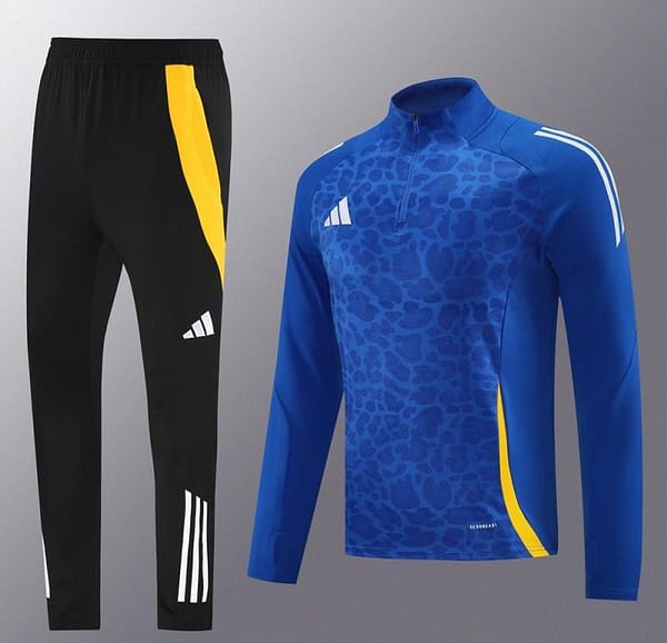 2024 Adidas Blue Half Zipper Jacket+Long Pants - Image 14