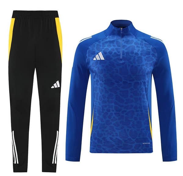 2024 Adidas Blue Half Zipper Jacket+Long Pants - Image 16