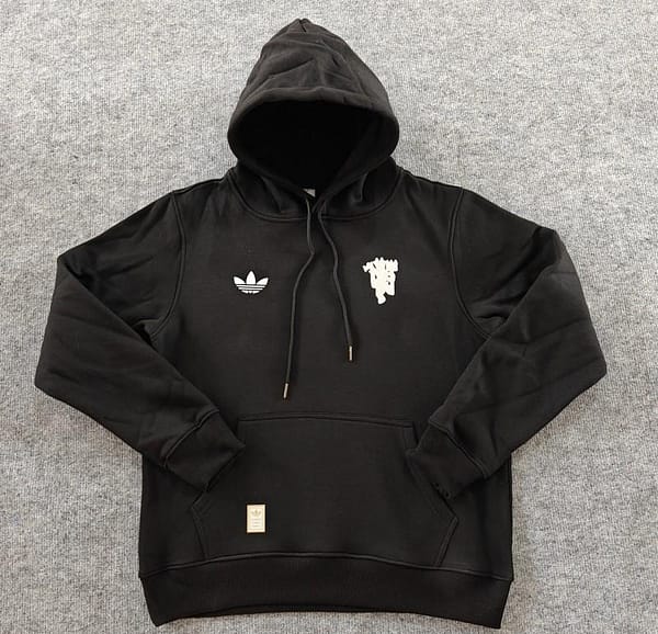 24/25 Manchester United Navy/Red/Black/Beige/Grey Hoodie WIth Black Badge - Image 2