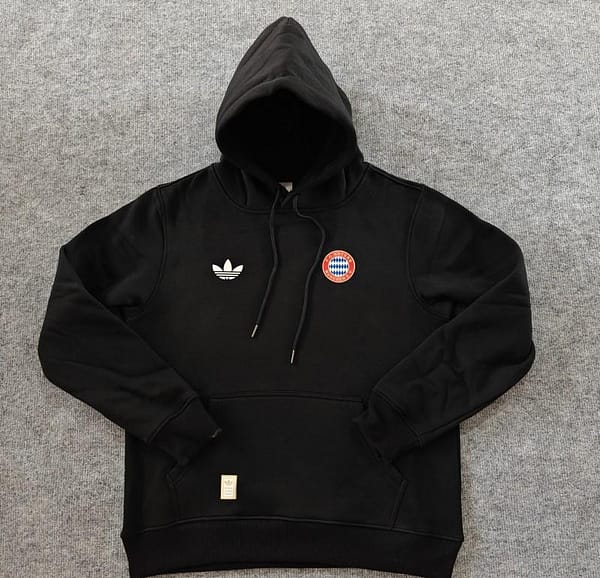 24/25 Bayern Munich Navy/Red/Black/Beige/Grey Hoodie WIth Black Badge - Image 5