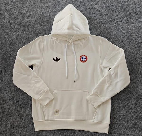 24/25 Bayern Munich Navy/Red/Black/Beige/Grey Hoodie WIth Black Badge - Image 8