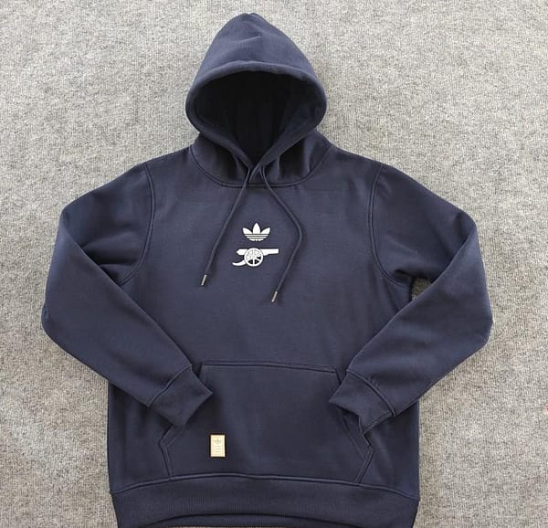 24/25 Chelsea x Adidas Original Navy/Red/Black/Beige/Grey Hoodie WIth Black Badge - Image 2