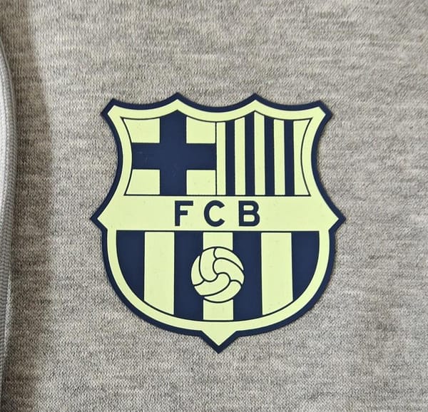 24/25 Barcelona Navy/Red/Black/Beige/Grey Hoodie WIth Black Badge - Image 7