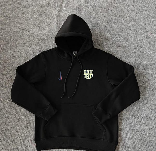 24/25 Barcelona Navy/Red/Black/Beige/Grey Hoodie WIth Black Badge - Image 8