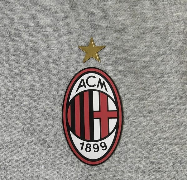 24/25 AC Milan Navy/Red/Black/Beige/Grey Hoodie WIth Black Badge - Image 4