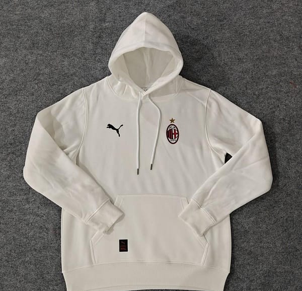 24/25 AC Milan Navy/Red/Black/Beige/Grey Hoodie WIth Black Badge - Image 10