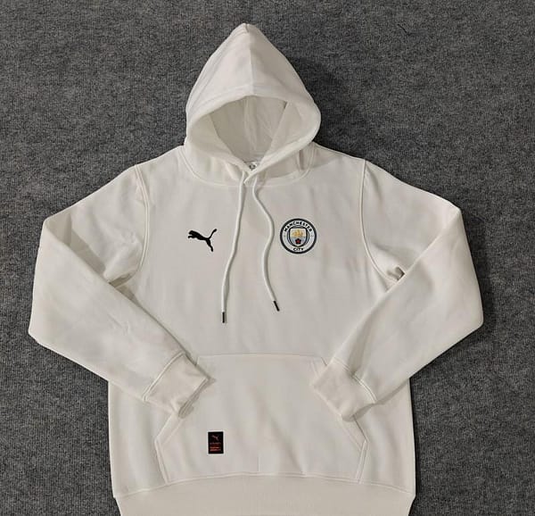 24/25 Manchester City Navy/Red/Black/Beige/Grey Hoodie WIth Black Badge - Image 2