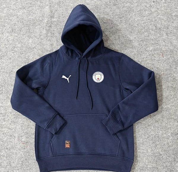 24/25 Manchester City Navy/Red/Black/Beige/Grey Hoodie WIth Black Badge - Image 7