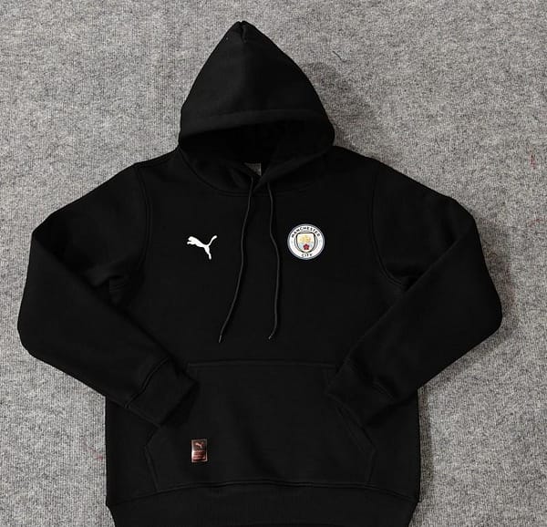 24/25 Manchester City Navy/Red/Black/Beige/Grey Hoodie WIth Black Badge - Image 9