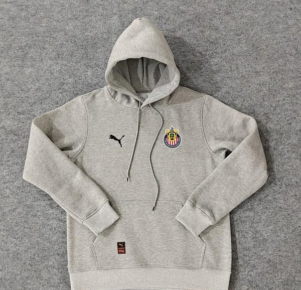 24/25 Chivas Guadalajara Navy/Red/Black/Beige/Grey Hoodie WIth Black Badge - Image 8