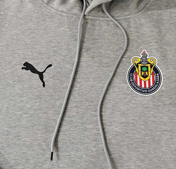 24/25 Chivas Guadalajara Navy/Red/Black/Beige/Grey Hoodie WIth Black Badge - Image 10