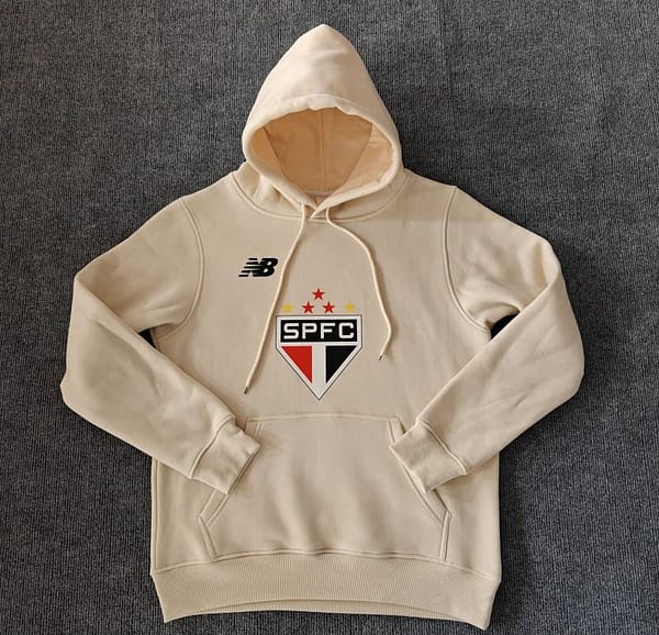 24/25 Sao Paulo Navy/Red/Black/Beige/Grey Hoodie WIth Black Badge - Image 2
