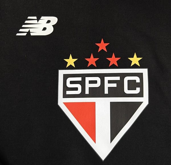 24/25 Sao Paulo Navy/Red/Black/Beige/Grey Hoodie WIth Black Badge - Image 4
