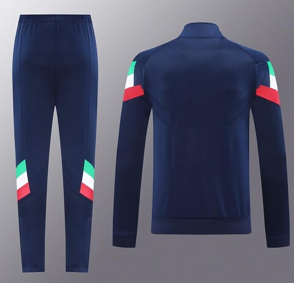 2024 Italy Blue Full Zipper Jacket +Long Pants - Image 14