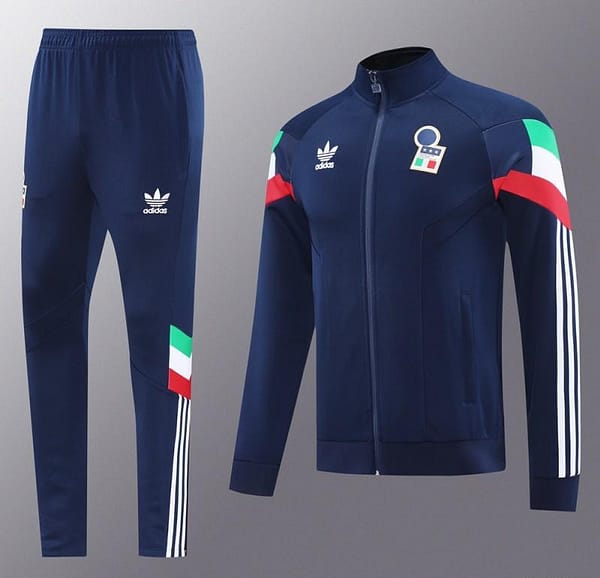 2024 Italy Blue Full Zipper Jacket +Long Pants - Image 16