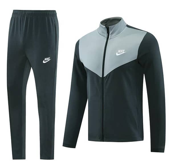2024 NIKE Black/Grey Full Zipper Jacket +Long Pants