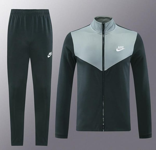 2024 NIKE Black/Grey Full Zipper Jacket +Long Pants - Image 14