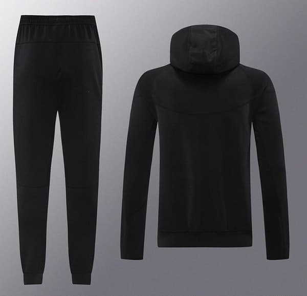 24/25 Barcelona Black Hoodie Full Zipper Jacket +Long Pants - Image 14