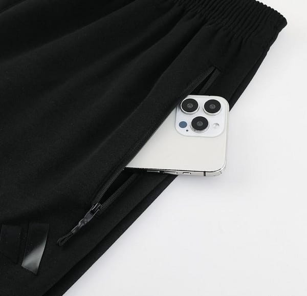 2024 Adidas Black Hoodie Full Zipper Jacket +Long Pants - Image 3