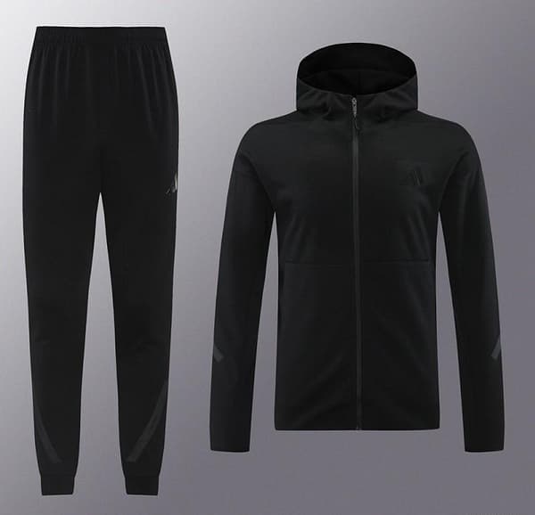 2024 Adidas Black Hoodie Full Zipper Jacket +Long Pants - Image 15