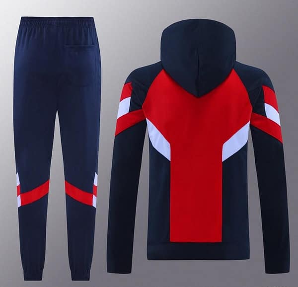 24/25 Arsenal Red/Navy Hoodie Jacket +Long Pants - Image 16
