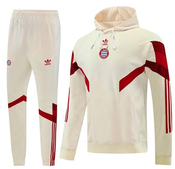 24/25 Bayern Munich Beige Hoodie Jacket +Long Pants