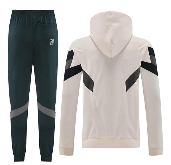 24/25 Real Madrid Light Yellow Hoodie Jacket +Long Pants - Image 14