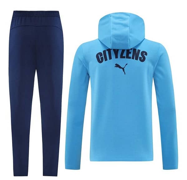 24/25 Manchester United Skyblue Full Zipper Jacket +Long Pants - Image 14
