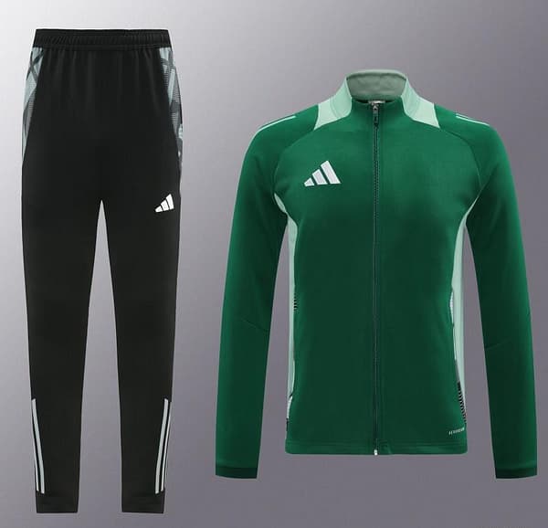 2024 Adidas Green Full Zipper Jacket +Long Pants - Image 9