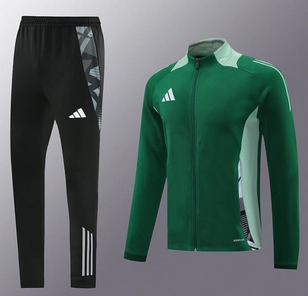 2024 Adidas Green Full Zipper Jacket +Long Pants - Image 16
