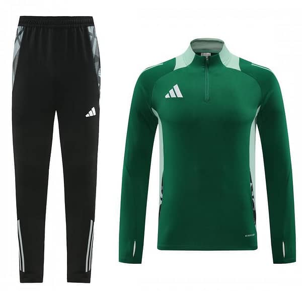 2024 Adidas Green Half Zipper Jacket +Long Pants - Image 17