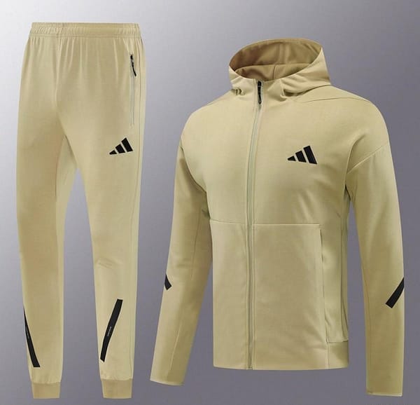 2024 Adidas Yellow Hoodie Full Zipper Jacket +Long Pants - Image 14