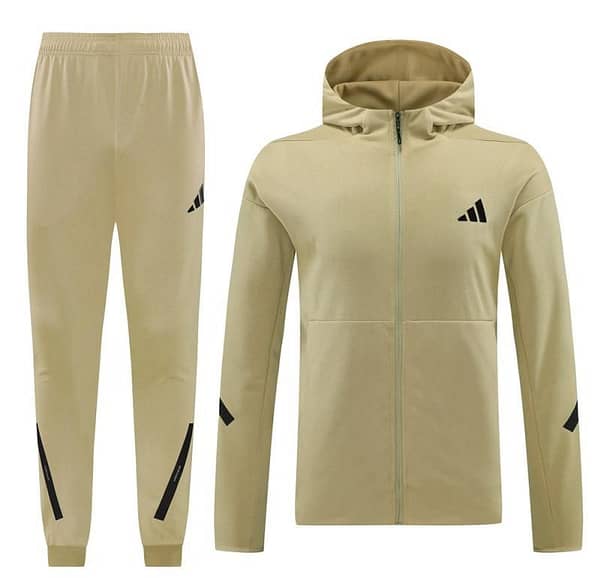 2024 Adidas Yellow Hoodie Full Zipper Jacket +Long Pants - Image 16