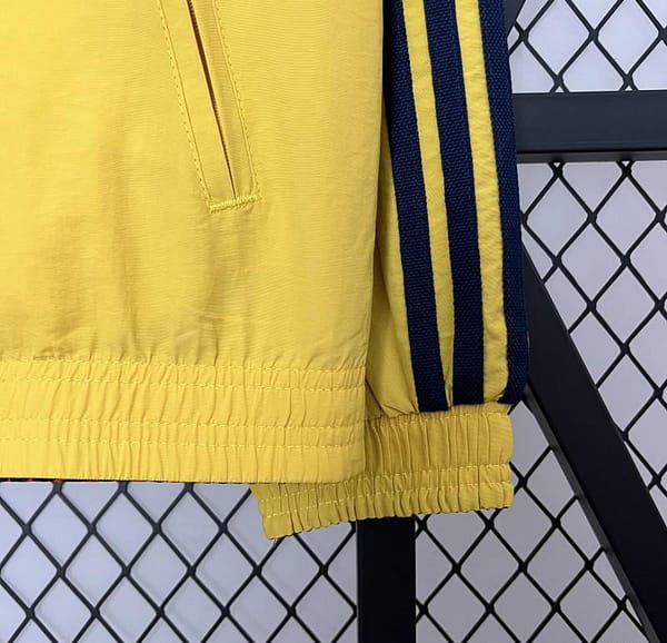 24/25 Real Madrid Yellow/Red Reversible Windbreaker - Image 13