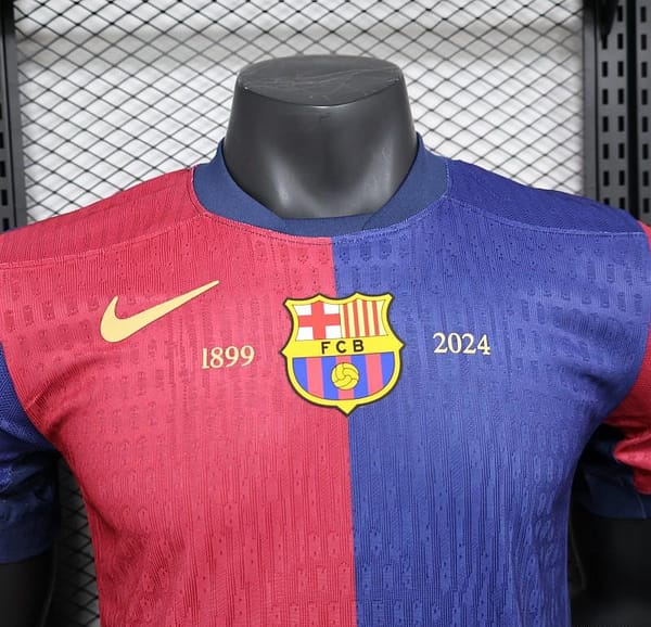 Player Version 24/25 Barcelona Home 125Th Anniversary 1899-2024 Printing Jersey - Image 10