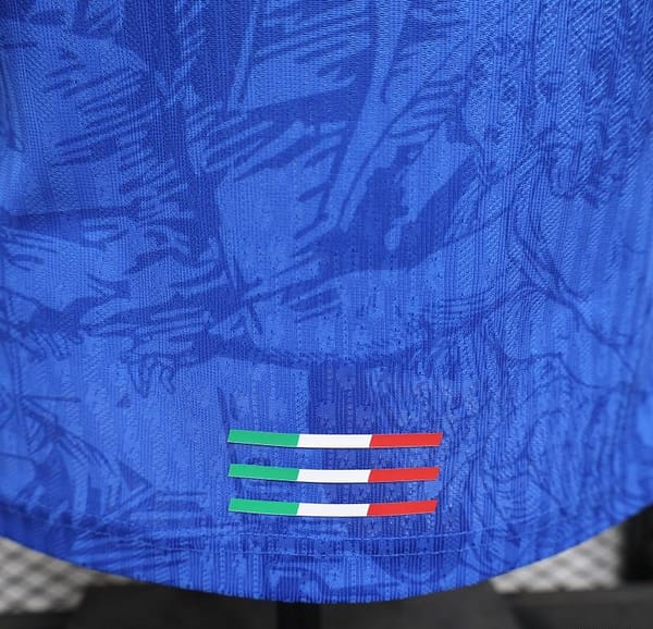 Player Version 2024 Italy Michelangelo Blue Special Training Jersey - Image 2