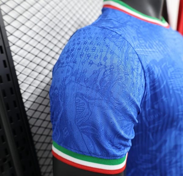Player Version 2024 Italy Michelangelo Blue Special Training Jersey - Image 3