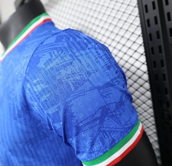 Player Version 2024 Italy Michelangelo Blue Special Training Jersey - Image 7