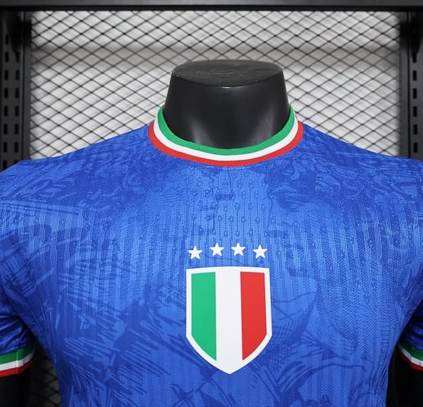 Player Version 2024 Italy Michelangelo Blue Special Training Jersey - Image 9