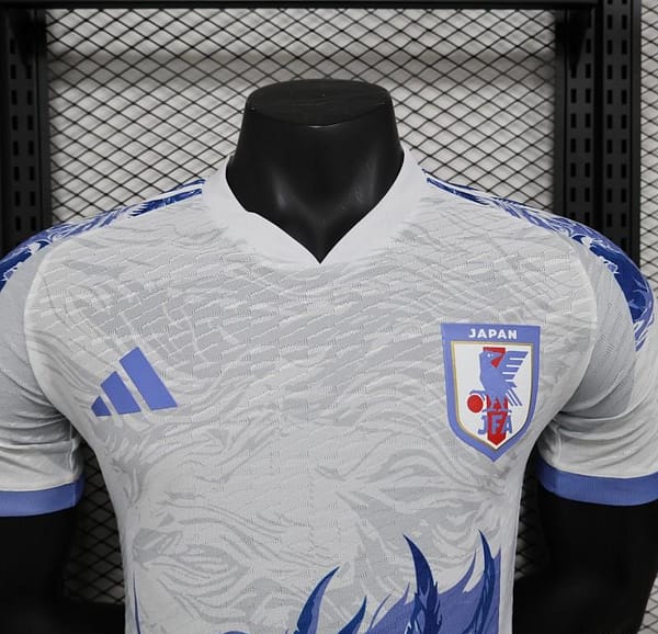 Player Version 2024 Japan White With Blue Dragon Jersey - Image 6