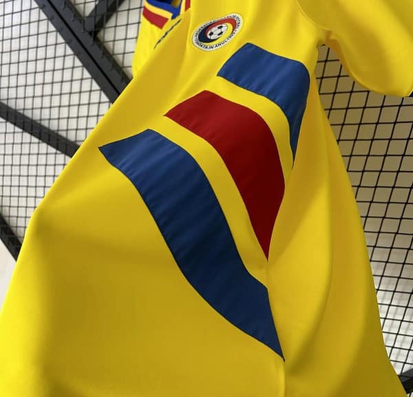 Retro 1994 Romania Home Jersey - Image 3