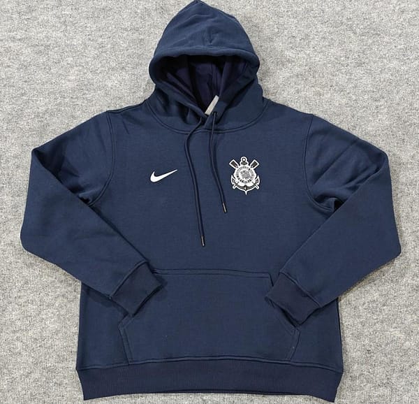 24/25 Corinthians Navy/Red/Black/Beige/Grey Hoodie WIth Black Badge - Image 6