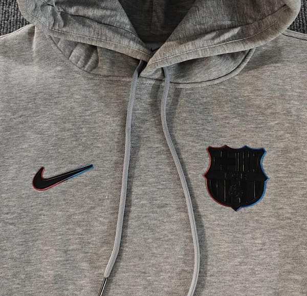 24/25 Barcelona Navy/Red/Black/Beige/Grey Hoodie WIth Black Badge - Image 6