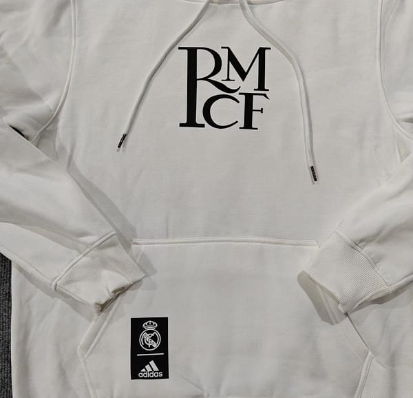 24/25 Real Madrid RMCF Beige/Grey/White/Navy/Black Hoodie - Image 6