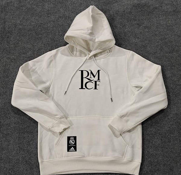 24/25 Real Madrid RMCF Beige/Grey/White/Navy/Black Hoodie - Image 8