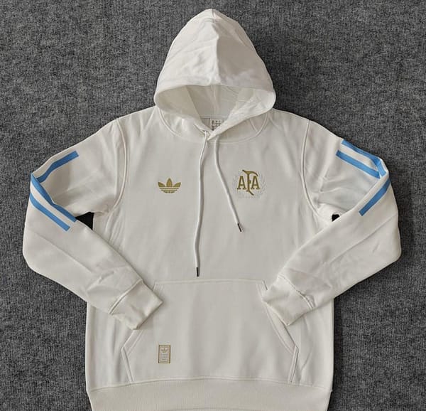 2024 Argentina 50th Anniversary Black/Navy/White/Grey/Beige 5 Color Hoodie - Image 2