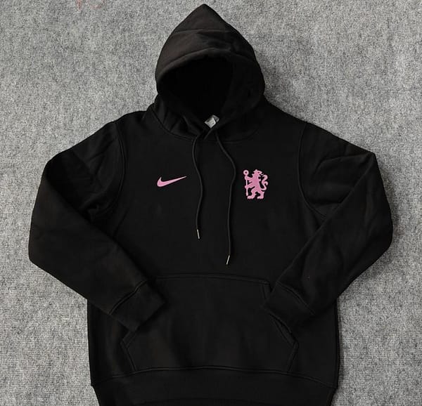 24/25 Chelsea White/Beige/Black Hoodie - Image 2