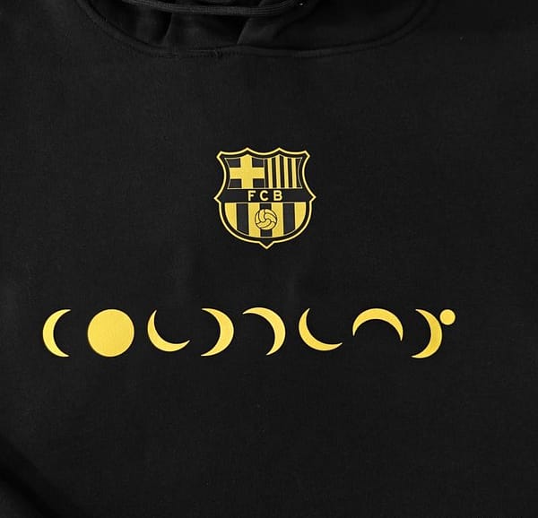 24/25 Barcelona x Coldplay Black/Navy/Red Hoodie - Image 6