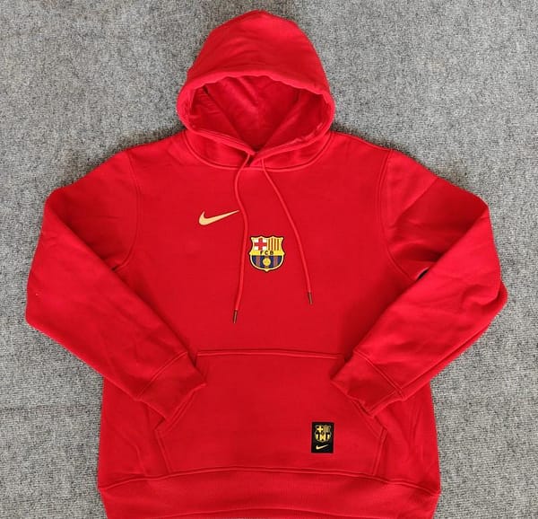 24/25 Barcelona Navy/Red/Black/Beige/Grey Hoodie - Image 5