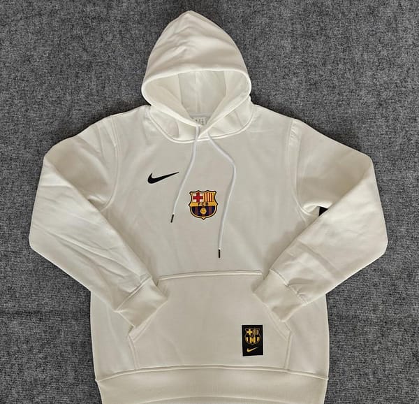24/25 Barcelona Navy/Red/Black/Beige/Grey Hoodie - Image 8